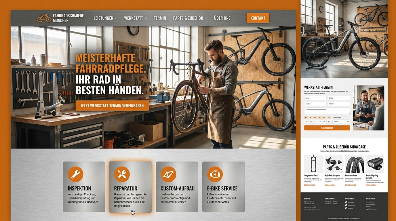 Radwerkstatt Speiche Mockup-Vorschau