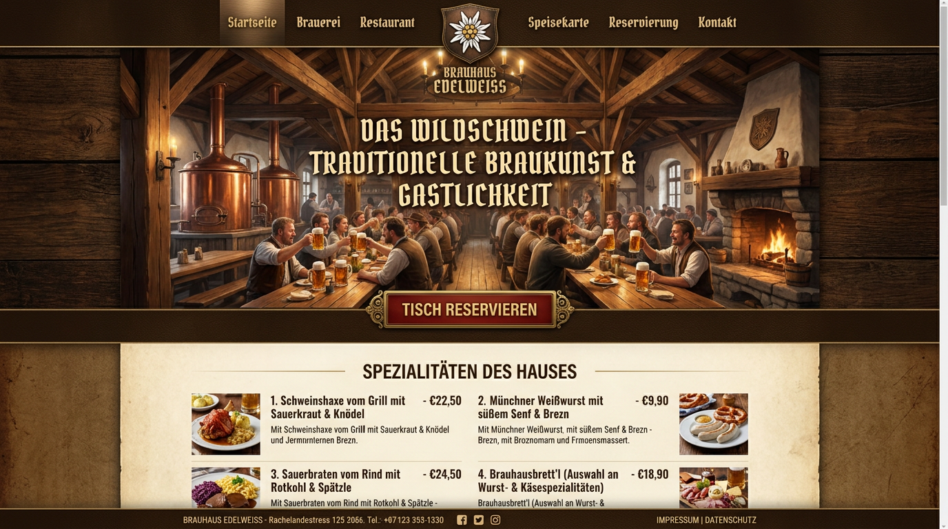 Brauhaus am Markt Mockup-Vorschau