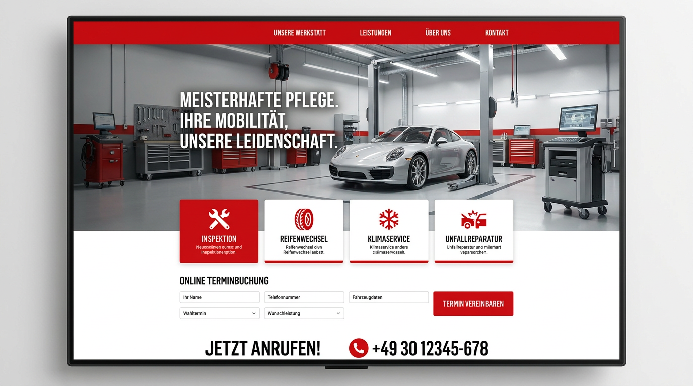 Autohaus Meister Mockup-Vorschau
