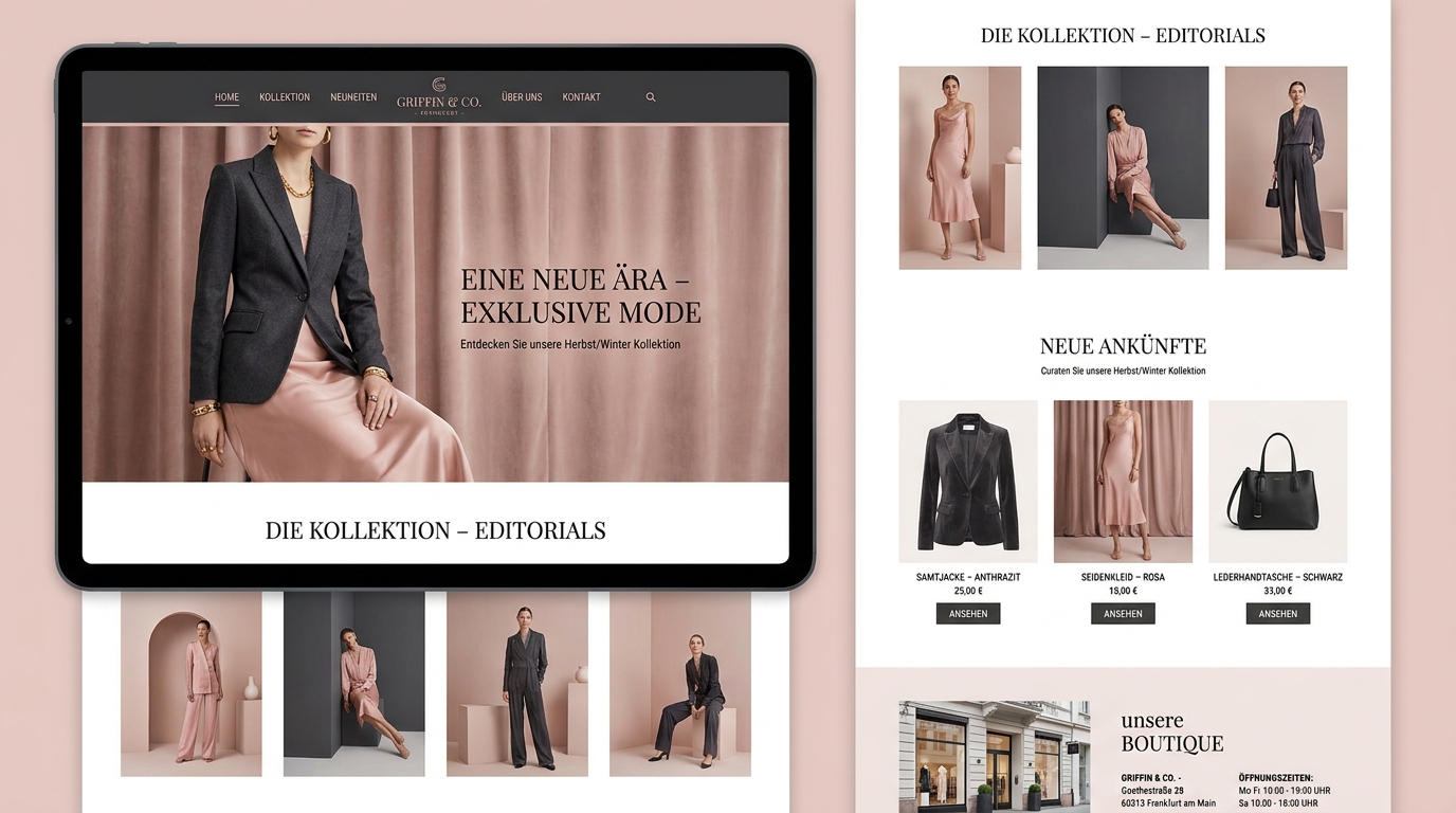 Boutique L'amour Mockup-Vorschau