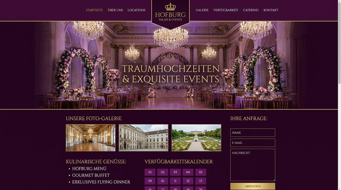 Schlossgarten Events Mockup-Vorschau